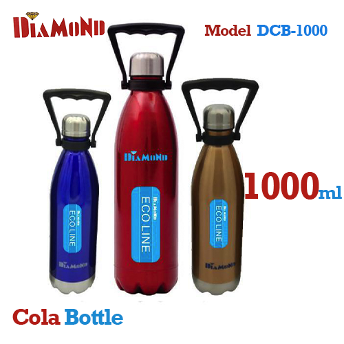 Diamond Ecoline Stainless Steel Vacuum Bottle - 1000 ml